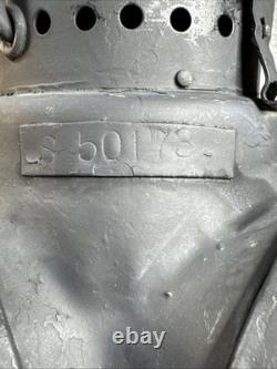 Antique 4-way railroad switch signal lantern stamped A. T. &S. F. RY. Adlake
