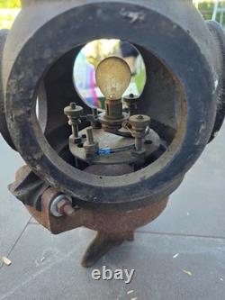 Antique ADLAKE 4-Way Railroad Switch Signal Lamp Electric Interior No Lenses