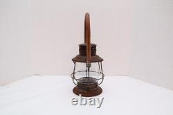 Antique ADLAKE Bell Bottom New York to Chicago RAILROAD LANTERN VTG (No Burner)