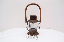 Antique ADLAKE Bell Bottom New York to Chicago RAILROAD LANTERN VTG (No Burner)