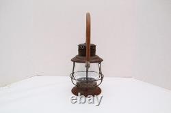 Antique ADLAKE Bell Bottom New York to Chicago RAILROAD LANTERN VTG (No Burner)