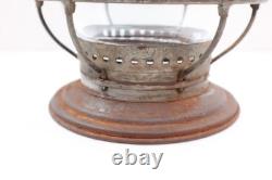 Antique ADLAKE Bell Bottom New York to Chicago RAILROAD LANTERN VTG (No Burner)