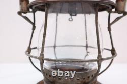 Antique ADLAKE Bell Bottom New York to Chicago RAILROAD LANTERN VTG (No Burner)