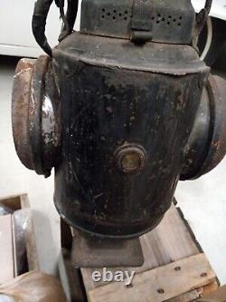 Antique ADLAKE NON SWEATING LAMP CHICAGO NORTH WESTERN RAILROAD Lantern ESTATE