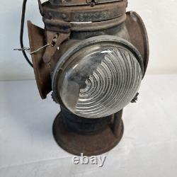Antique ADLAKE Non-Sweating Lamp Chicago Railroad Train Switch Lantern
