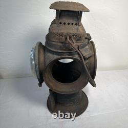 Antique ADLAKE Non-Sweating Lamp Chicago Railroad Train Switch Lantern
