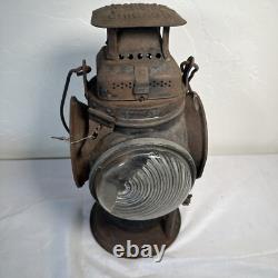 Antique ADLAKE Non-Sweating Lamp Chicago Railroad Train Switch Lantern