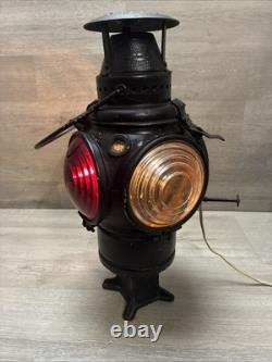 Antique ADLAKE Non-Sweating Lamp Chicago Railroad Train Switch Lantern Nice