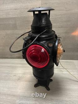 Antique ADLAKE Non-Sweating Lamp Chicago Railroad Train Switch Lantern Nice