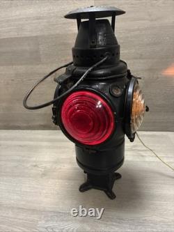 Antique ADLAKE Non-Sweating Lamp Chicago Railroad Train Switch Lantern Nice