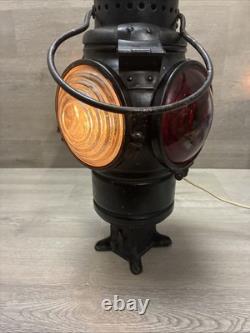 Antique ADLAKE Non-Sweating Lamp Chicago Railroad Train Switch Lantern Nice