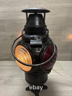 Antique ADLAKE Non-Sweating Lamp Chicago Railroad Train Switch Lantern Nice