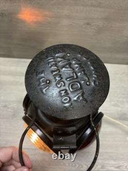 Antique ADLAKE Non-Sweating Lamp Chicago Railroad Train Switch Lantern Nice