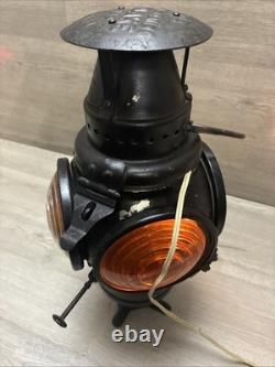 Antique ADLAKE Non-Sweating Lamp Chicago Railroad Train Switch Lantern Nice