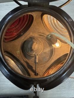 Antique ADLAKE Non-Sweating Lamp Chicago Railroad Train Switch Lantern Nice