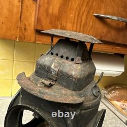 Antique ADLAKE Non-Sweating Lamp Chicago Railroad Train Switch Lantern for parts