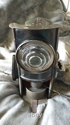 Antique ADLAKE Railroad Motor Car Carriage Lantern Lamp