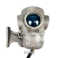 Antique ADLAKE Railroad Train Caboose Lamp 4 Way Signal Lantern Light Marker