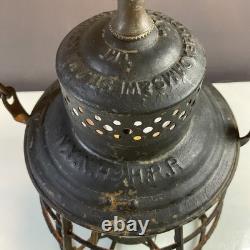 Antique Adam & Westlake Railroad Lantern Table Lamp