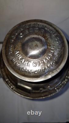 Antique Adams Westlake Adlake No. 250 Kero. C. B. & Q. RR Railroad Lantern Works