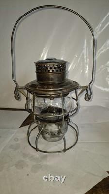 Antique Adams Westlake Adlake No. 250 Kero. C. B. & Q. RR Railroad Lantern Works