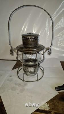 Antique Adams Westlake Adlake No. 250 Kero. C. B. & Q. RR Railroad Lantern Works