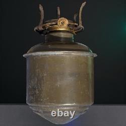 Antique Adams Westlake Adlake Railroad Caboose Side Train Oil Wall Lamp Lantern