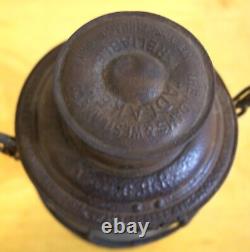 Antique Adams & Westlake Co. NY-Chicago Phil Railroad Lantern with Red Globe