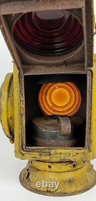 Antique Adams Westlake Pennsylvania Railroad PRR Caboose Oil Lantern Lamp Signal