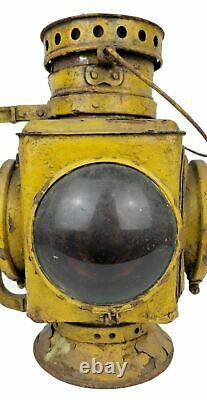 Antique Adams Westlake Pennsylvania Railroad PRR Caboose Oil Lantern Lamp Signal