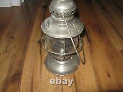 Antique Adams Westlake Presentation Conductors Railroad Nickel Lantern Pat 1864