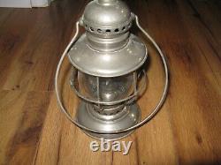 Antique Adams Westlake Presentation Conductors Railroad Nickel Lantern Pat 1864