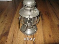 Antique Adams Westlake Presentation Conductors Railroad Nickel Lantern Pat 1864