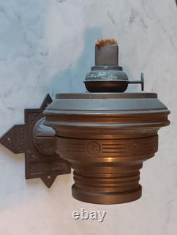 Antique Adams & Westlake Railroad Car Oil Lamp Wall Sconce