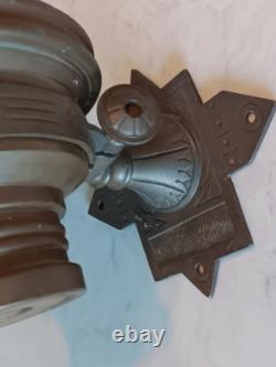 Antique Adams & Westlake Railroad Car Oil Lamp Wall Sconce