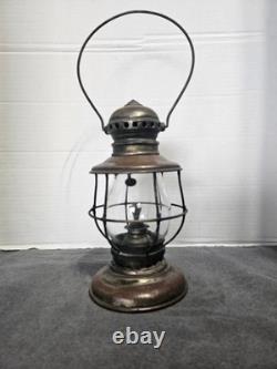 Antique Adams & Westlake Railroad Lantern Bellbottom Style
