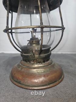 Antique Adams & Westlake Railroad Lantern Bellbottom Style