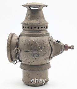 Antique Adlake 2545-WS Non-Sweating Balanced Draft Railroad Lamp Red Lens