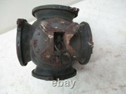 Antique Adlake 4 Sided Railroad Lantern