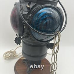 Antique Adlake 4-Way Switch Signal Railroad Lantern Non-Sweating Lamp Chicago