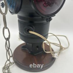 Antique Adlake 4-Way Switch Signal Railroad Lantern Non-Sweating Lamp Chicago