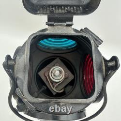 Antique Adlake 4-Way Switch Signal Railroad Lantern Non-Sweating Lamp Chicago