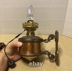 Antique Adlake Adams & Westlake Co. Chicago Wall Sconce Railroad Lights Lamps