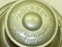 Antique Adlake C&NW RY Chicago Northwestern Railroad RR Lantern w Embossed Globe