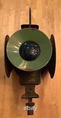 Antique Adlake Chicago Railroad Light 4 way