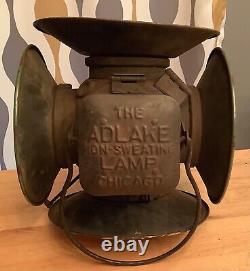 Antique Adlake Chicago Railroad Light 4 way