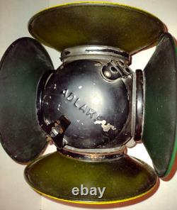 Antique Adlake Four Way Switch Lantern Non Sweating Railroad Lamp Train