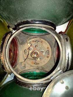 Antique Adlake Four Way Switch Lantern Non Sweating Railroad Lamp Train
