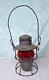 Antique Adlake Kero Railroad Lantern With RR Red Globe 2-45 Canada 1921-23 USA