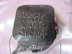 Antique Adlake Non Sweating 4 Way Railroad Switch Lamp Vintage Signal Lantern